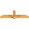 Ekena Millwork Eugene Rough Sawn Timber Gable Bracket, Western Red Cedar, 48"W x 16"H x 4"D x 4"F, 8/12 Pitch GBW048X16X0404EUG00RWR - alternate 4